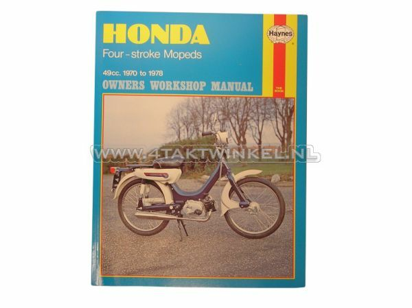 Werkplaatsboek, Honda PC50, Novio, Amigo, Haynes, origineel