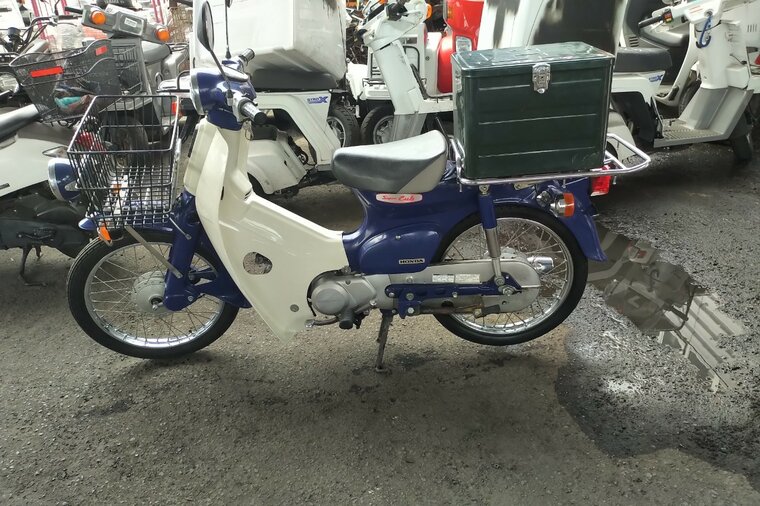 VERWACHT: Honda C50 Press Cub, Japans, Blauw, 20021 km