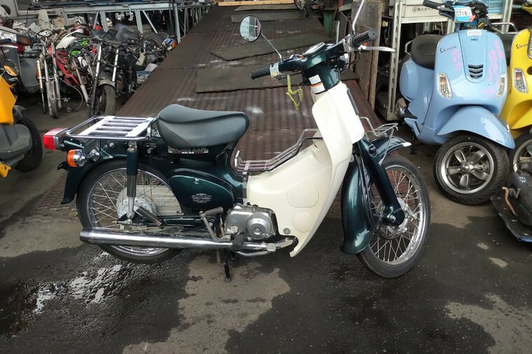 VERWACHT: Honda C90 NT, Japans, Groen, 7042 km