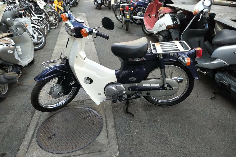 VERWACHT: Honda C50 NT, Japans, Blauw, 6207 km