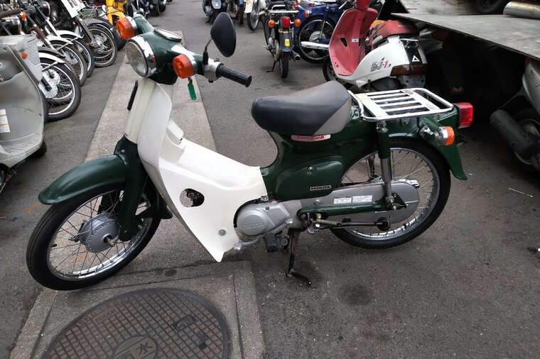 VERWACHT: Honda C50 NT, Japans, Groen, 4442 km