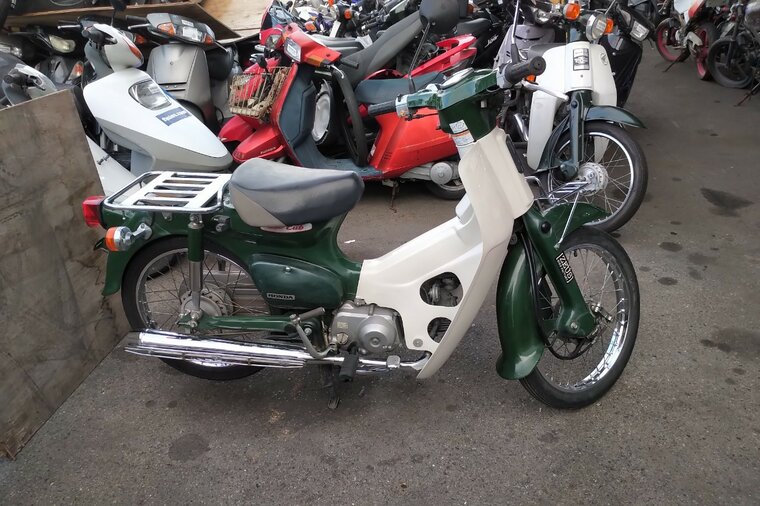 VERWACHT: Honda C50 NT, Japans, Groen, 14507 km