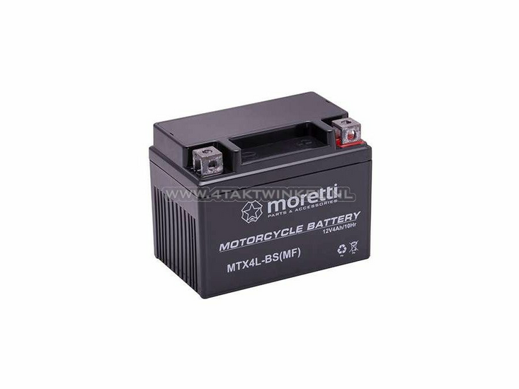 Accu 12 volt 4 ampere gel / AGM, MTX4L-BS