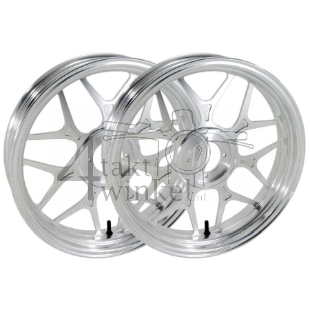 Wielen set, 17&quot;, C50, C70, C90 , Streetcub, tubeless type 2, Kepspeed