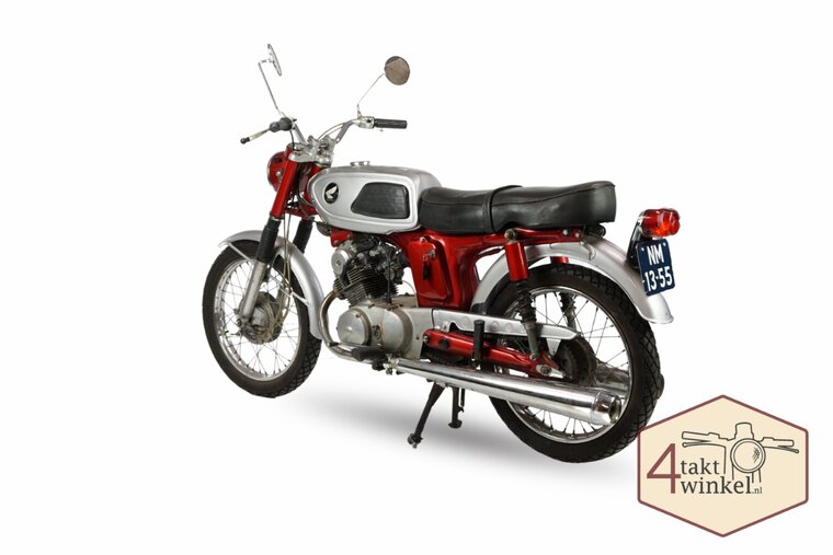 Honda SS125a met kenteken