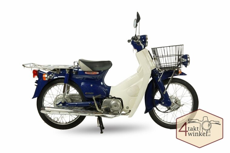 VERKOCHT! Honda C50 Press Cub, Japans, Blauw, 17308 km