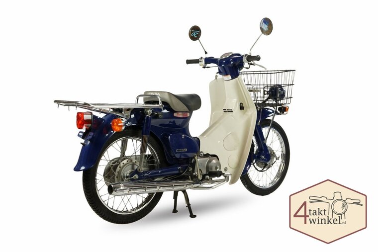 VERKOCHT! Honda C50 Press Cub, Japans, Blauw, 17308 km