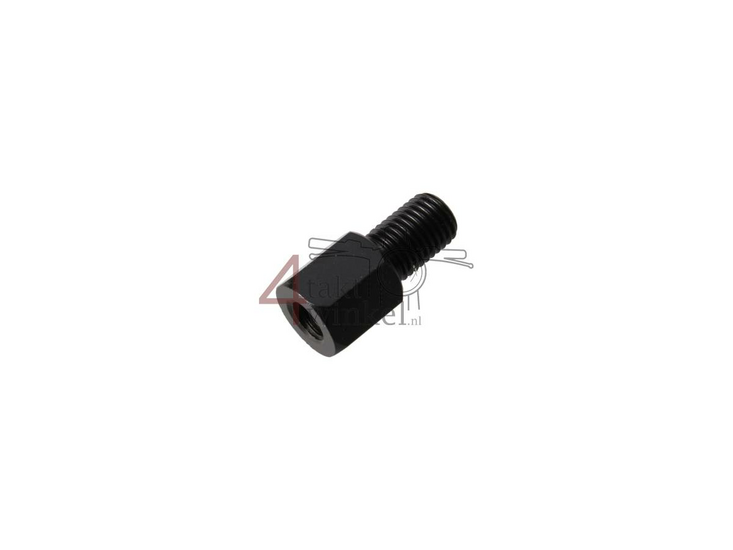Spiegel adapter,  m10 Rechtse draad, voor spiegel met m8 rechtse draad