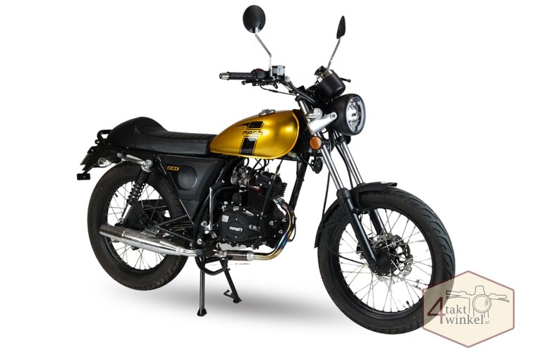 Mash Fifty, 50cc, geel, Euro 5, 2025, 3624km