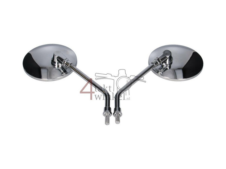 Spiegel set, universeel, m8 rechtse draad, rond, 2e kans product