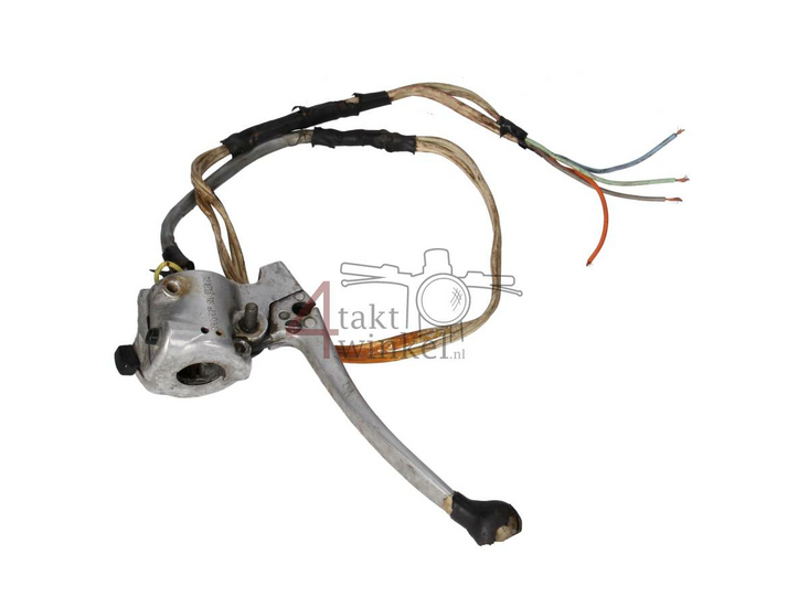 Schakelaar links SS50, CD50, knipperlicht, grijze kabel, origineel Honda, gebruikt product