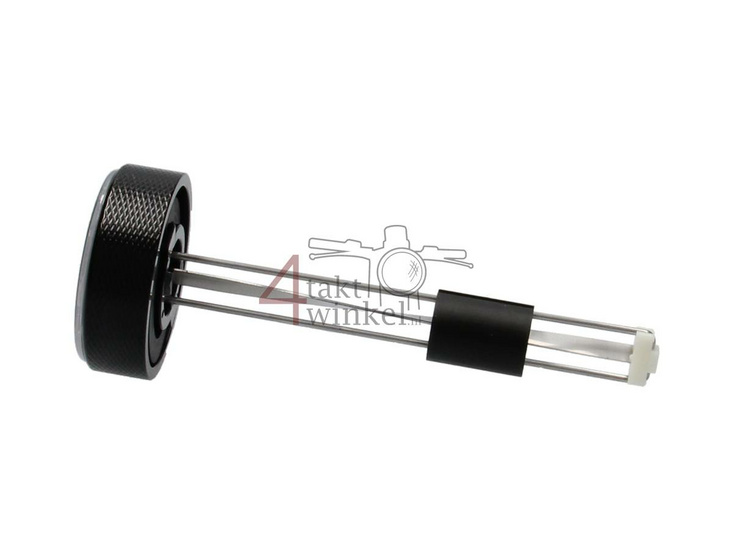 Tankdop, met tank meter, zwart, past op Dax