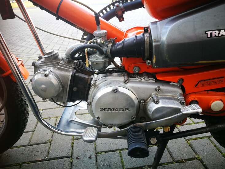 Honda CT90 K4, oranje, 2963 mijl
