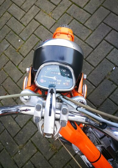 Honda CT90 K4, oranje, 2963 mijl