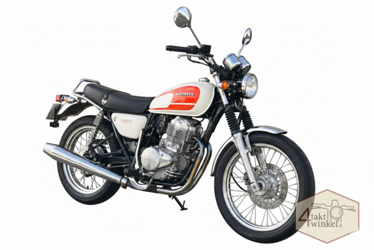 Honda CB400SS, Japans, Wit-Oranje, 10430km, 2005