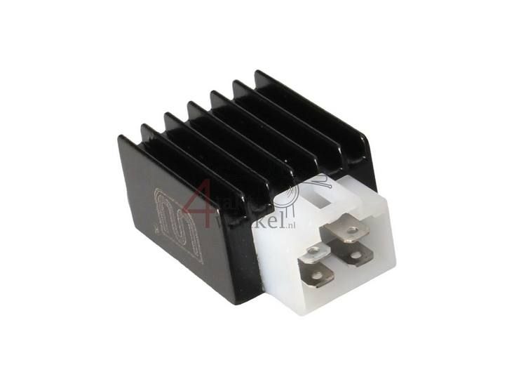 Spanningsregelaar, 12v 4-polig accu &amp; verlichting