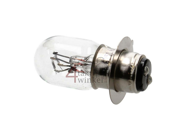 Koplamp P15d-25-1, duplo, 6 volt, 25-25 watt, halogeen