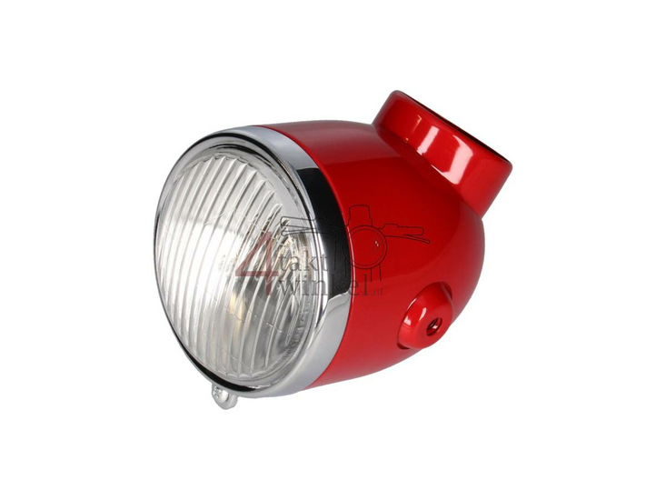 Koplamp compleet, rood, past op Monkey Z50a