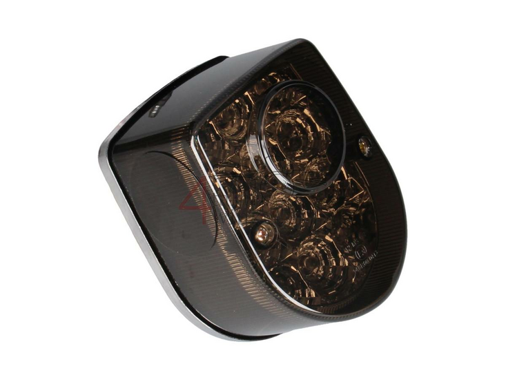 Achterlicht Dax, C50 NT LED, smoke, ingebouwde knipperlichten