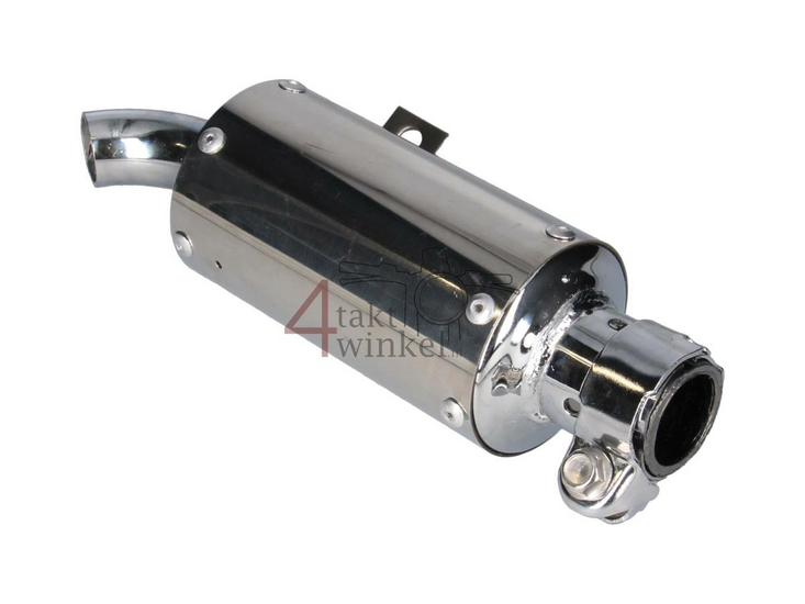 Uitlaat sportief, demper, bovenlangs, past op Z50a Monkey 2e kans product