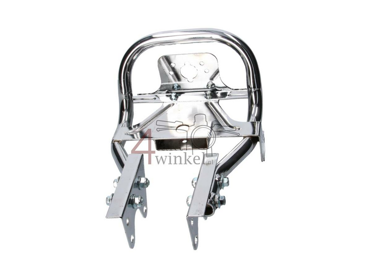 Rekje Monkey "grab bar" met lamp steun, chroom, 2e kans product