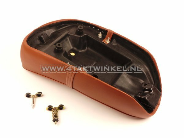 Buddy / zadel, Dax, laag, diamand stiksel, Kepspeed, 5,5 bruin