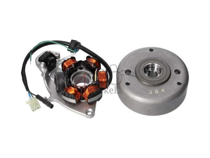 CDI ontsteking set CB50, vliegwiel &amp; spoelen, origineel Honda