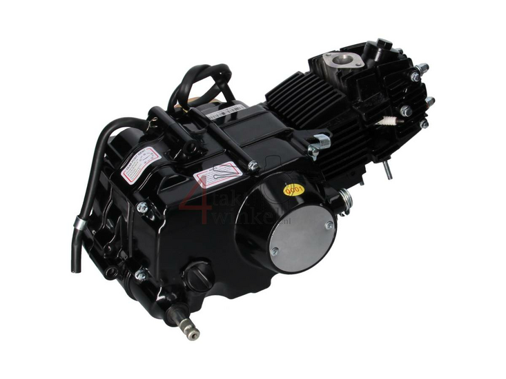 Motorblok, 107cc, handkoppeling, 4-bak, zwart