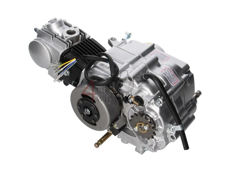 Motorblok,  50cc, handkoppeling, Lifan, 4-bak, zilver