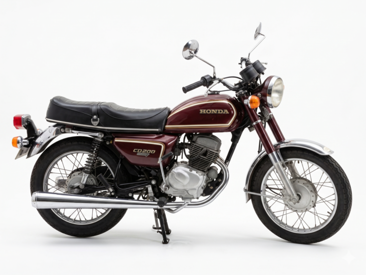 VERKOCHT! Honda CD200 T, 14447 km