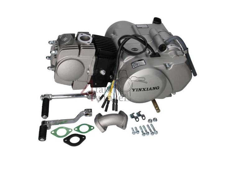 Motorblok, 125cc, semi-automaat, YX, 4-bak