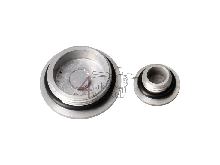 Ontsteking deksel, inspectiedoppen set, zilver