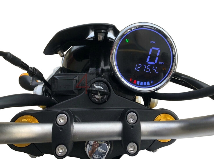Bluroc  X-Bongo EFI, 50cc, Euro 5, Bleu strike racing, gebruikt