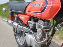 VERKOCHT! Honda CB50J, Oranje, 6250km, met kenteken