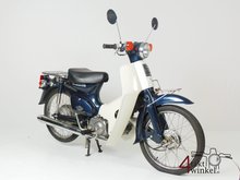 VERKOCHT! Honda C50 NT Japans, blauw, 8860 km