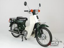 VERKOCHT: Honda C50 NT Japans, groen, 5800 km
