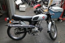 VERWACHT: Honda CL50 Benly, Japans, Zwart, 8432 km