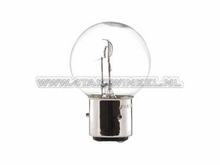 Koplamp BA21D, duplo,  6 volt, 35-35 watt, Dax 3-poot