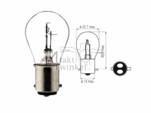 Koplamp BAX15D, duplo, 12 volt, 35-35 watt, past op SS50, CD50