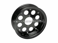 Velg Monkey 10&quot; aluminium, 8 gaten, 3.00, zwart