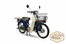 VERKOCHT! Honda C50 Press Cub, Japans, Blauw, 17308 km