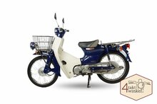 VERKOCHT! Honda C50 Press Cub, Japans, Blauw, 17308 km