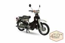 Honda C50 Little Cub, Japans, Zilver, 6849 km