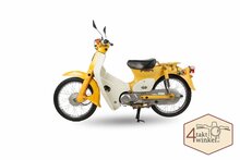 Honda C50 NT, Japans, Geel, 4358 km, met kenteken