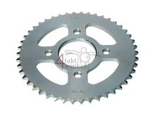Achtertandwiel Mash Fifty, Skyteam Ace, 46 tands, 428 ketting, zilver