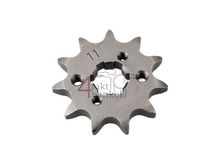 Voortandwiel, 428 ketting, 17mm as, 11, m3 gaten, past op Mash, AGM, Hanway
