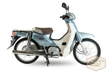 Honda C50 2016, Blauw, 3799km