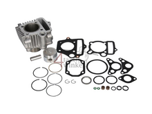 Cilinderset, met zuiger &amp; pakking 70cc, GK4 50 kop 49cc opdr. aluminium
