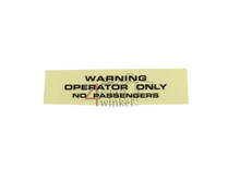 LABEL,WARN.*NH-1*, OEM HONDA