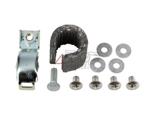 Uitlaat standaard, hoog, past op SS50, met hitteschild en toebehoren